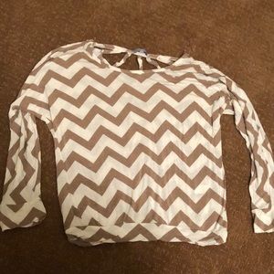 Soft knit striped shirt